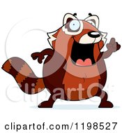 Poster, Art Print Of Smart Red Panda With An Idea