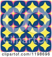 Poster, Art Print Of Seamless Abstract Tile Pattern With Stars