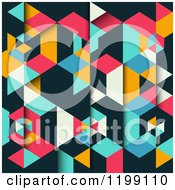 Poster, Art Print Of Colorful Abstract Geometric Background