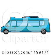 Poster, Art Print Of Blue Tourist Van