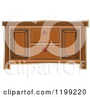 Poster, Art Print Of Brown Sideboard Cabinet