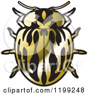 Poster, Art Print Of Golden Myzia Lady Beetle
