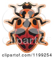 Poster, Art Print Of Red Spotted Lady Beetle