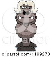 Cartoon Of A Mad Ox Royalty Free Vector Clipart by Cory Thoman