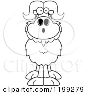Poster, Art Print Of Black And White Surprised Ox