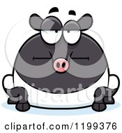 Poster, Art Print Of Bored Chubby Tapir