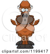 Poster, Art Print Of Surprised Winged Buffalo