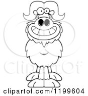 Poster, Art Print Of Black And White Grinning Ox
