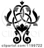 Poster, Art Print Of Black And White Ornate Floral Victorian Design Element 13