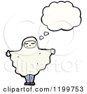 Costumed Ghost Thinking