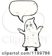 Costumed Ghost Speaking