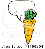 Poster, Art Print Of Carrot Speaking