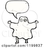 Costumed Ghost Speaking