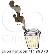 Poster, Art Print Of Styrofoam Cup Of Coffee
