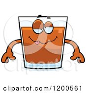 Cartoon Of A Drunk Shot Glass Mascot Royalty Free Vector Clipart by Cory Thoman #COLLC1200561-0121