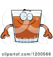 Happy Shot Glass Mascot