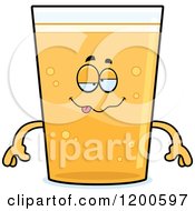 Cartoon Of A Drunk Beer Mascot Royalty Free Vector Clipart by Cory Thoman