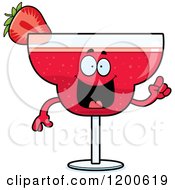 Smart Strawberry Daiquiri Mascot