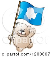 Poster, Art Print Of Teddy Bear With An Iceland Flag