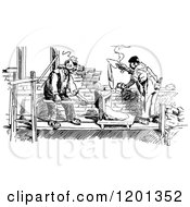 Poster, Art Print Of Vintage Black And White Builders Laying Bricks