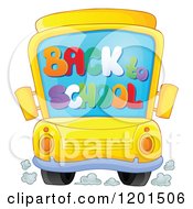 Poster, Art Print Of Bus With A Back To School Windshield