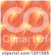 Poster, Art Print Of Background Pattern Of Orange Fractal Stars