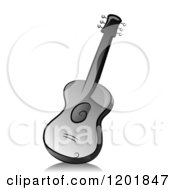 Poster, Art Print Of Grayscale Guitar