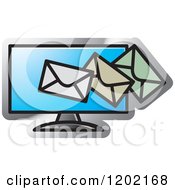 Poster, Art Print Of Computer Screen And Email Icon