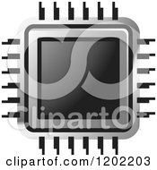 Poster, Art Print Of Computer Processor Chip Icon