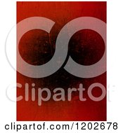 Clipart Of A Red Grungy Background With A Black Circle Royalty Free CGI Illustration