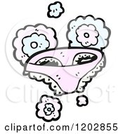 Cartoon Of Womens Panties Royalty Free Vector Illustration by lineartestpilot