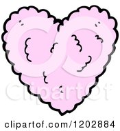 Cartoon Of A Valentine Heart Royalty Free Vector Illustration