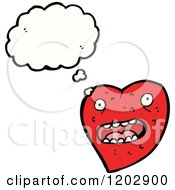 Poster, Art Print Of Valentine Heart Thinking