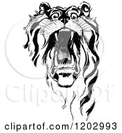 Poster, Art Print Of Vintage Black And White Oz Tiger