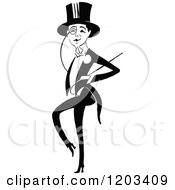 Cartoon Of A Vintage Black And White Caricature Of Kathleen Clifford Royalty Free Vector Clipart by Prawny Vintage