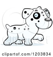 Poster, Art Print Of Cute Dalmatian Puppy Walking