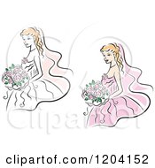 Poster, Art Print Of Brides And Bouquets 2