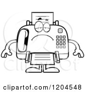 Poster, Art Print Of Black And White Depressed Fax Machine