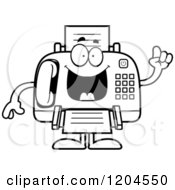 Poster, Art Print Of Black And White Smart Fax Machine