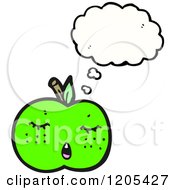 Poster, Art Print Of Green Apple Thinking