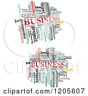 Poster, Art Print Of Business Word Collages