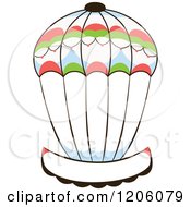 Poster, Art Print Of Hot Air Balloon And Banner