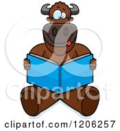 Buffalo Reading A Book by Cory Thoman