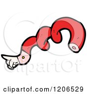 Cartoon Of A Severed Arm Royalty Free Vector Illustration by lineartestpilot