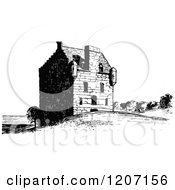 Poster, Art Print Of Vintage Black And White Lauriston Castle