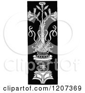 Clipart Of A Vintage Black And White Medieval Design Royalty Free Vector Illustration by Prawny Vintage