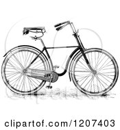 Poster, Art Print Of Vintage Black And White Bicycle