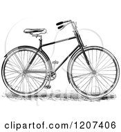 Poster, Art Print Of Vintage Black And White Bicycle