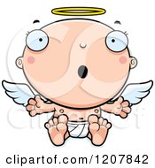 Poster, Art Print Of Surprised Baby Infant Angel