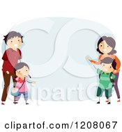 Poster, Art Print Of Happy Family With Text Space